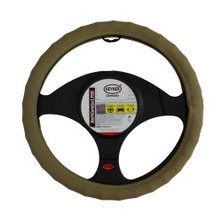 STEERING WHEEL COVER DOTTED KHAKI
