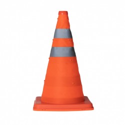 Foldable safety cone